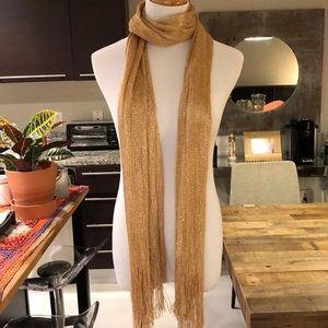 GOLD SCARF/ SHAWL